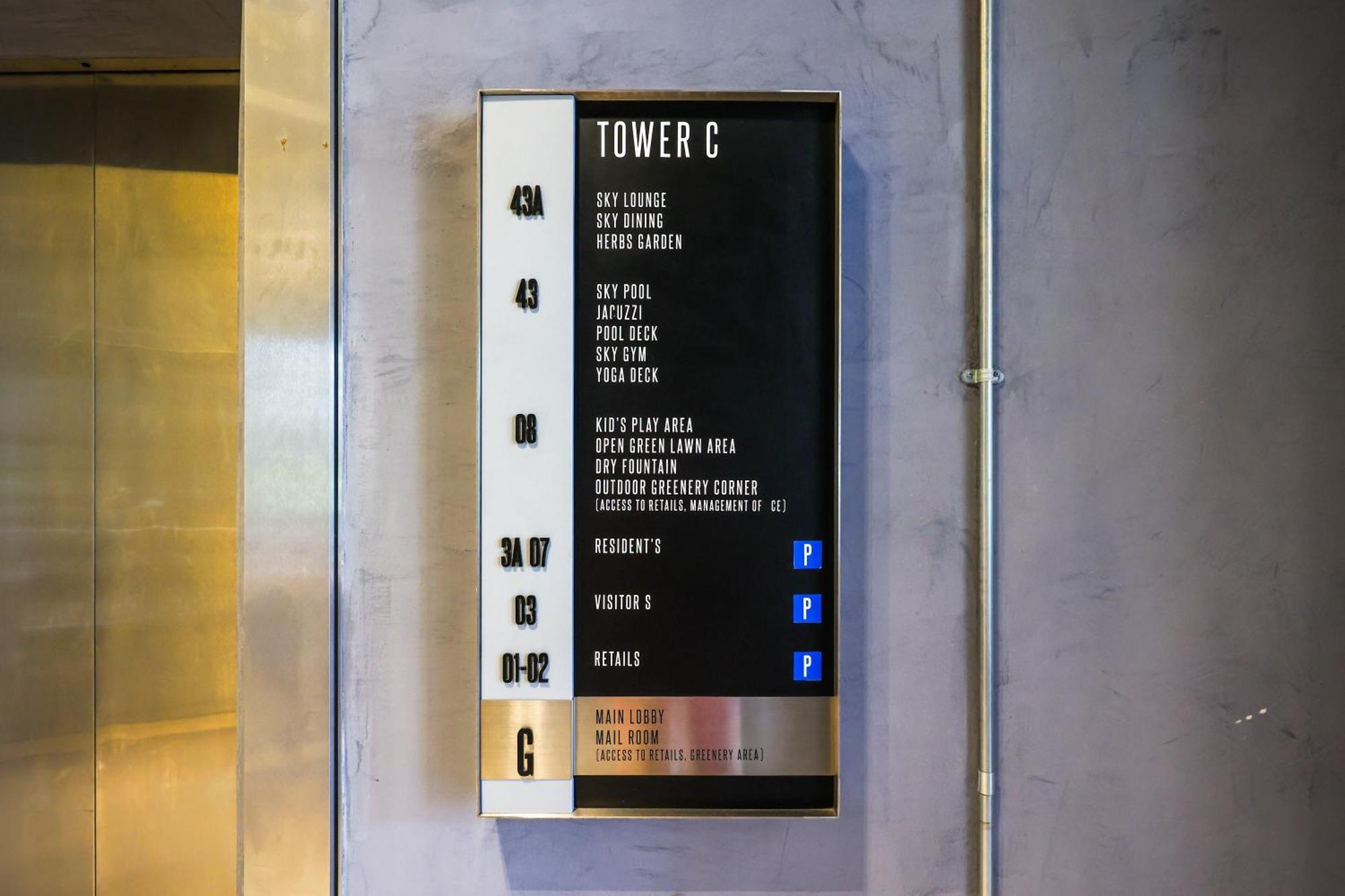 Millerz Square By Mykey Apartment กัวลาลัมเปอร์ ภายนอก รูปภาพ Elevator directory