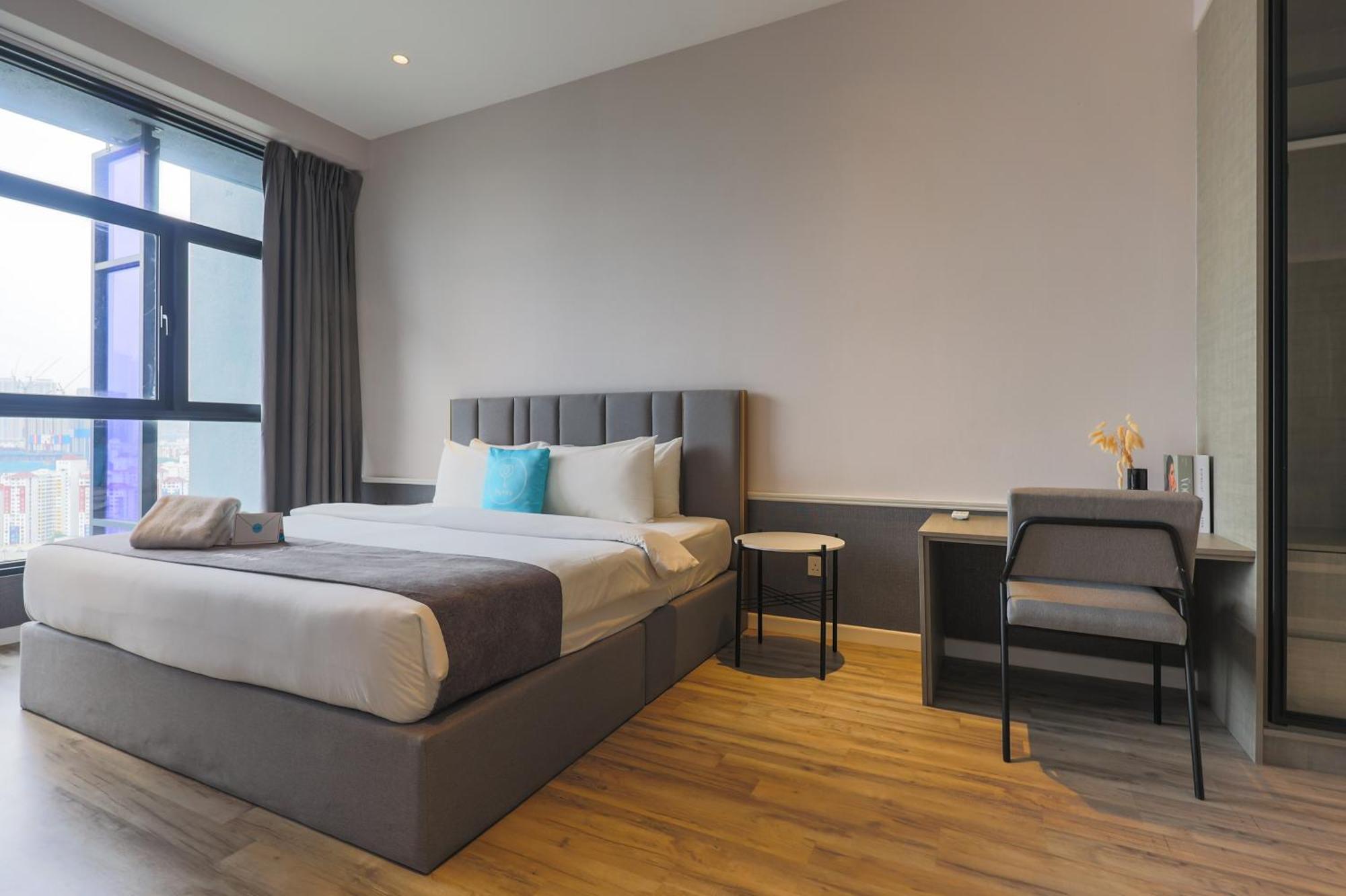 Millerz Square By Mykey Apartment กัวลาลัมเปอร์ ภายนอก รูปภาพ A bedroom at a hotel