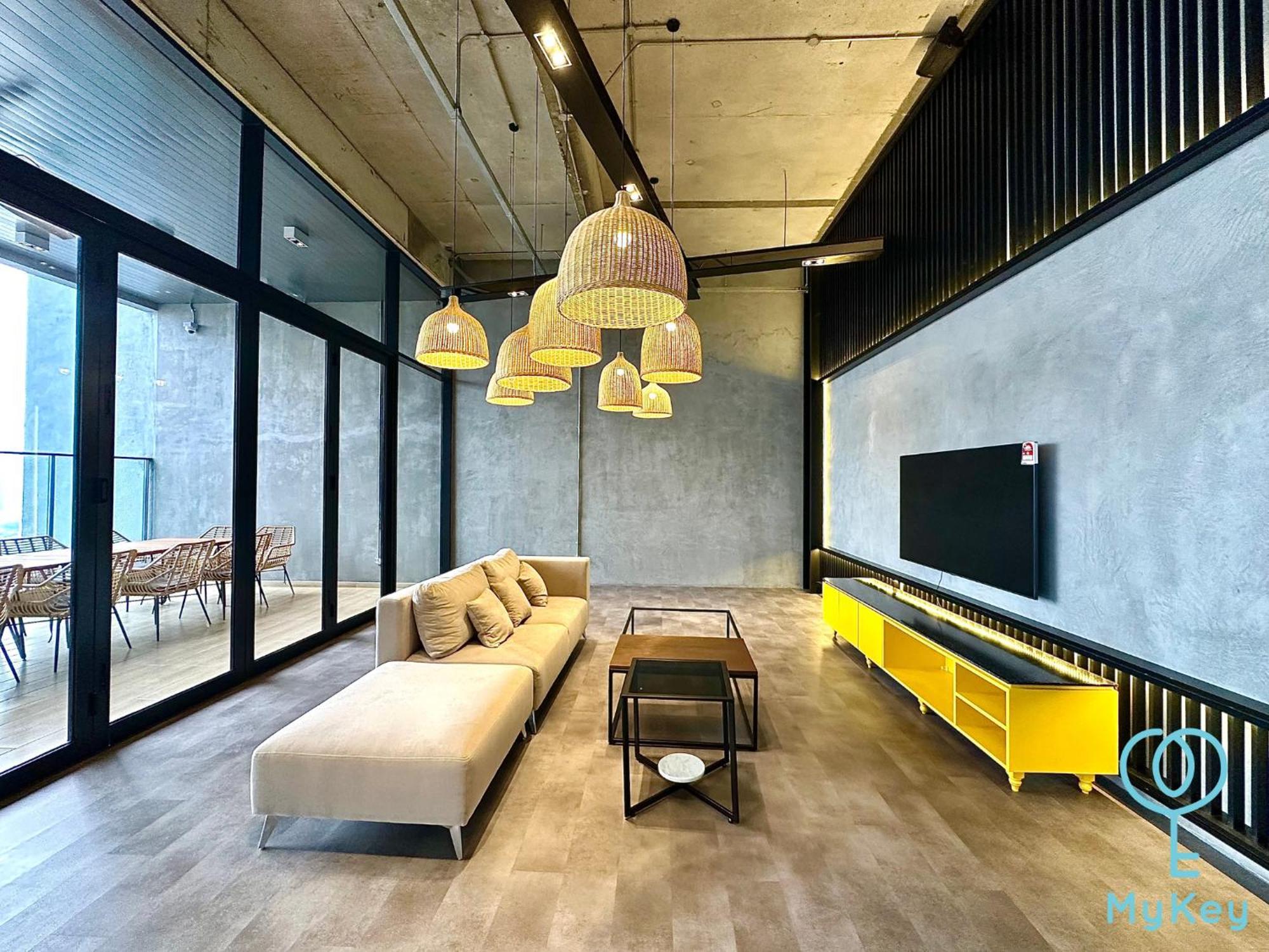 Millerz Square By Mykey Apartment กัวลาลัมเปอร์ ภายนอก รูปภาพ The common room at the 10th floor